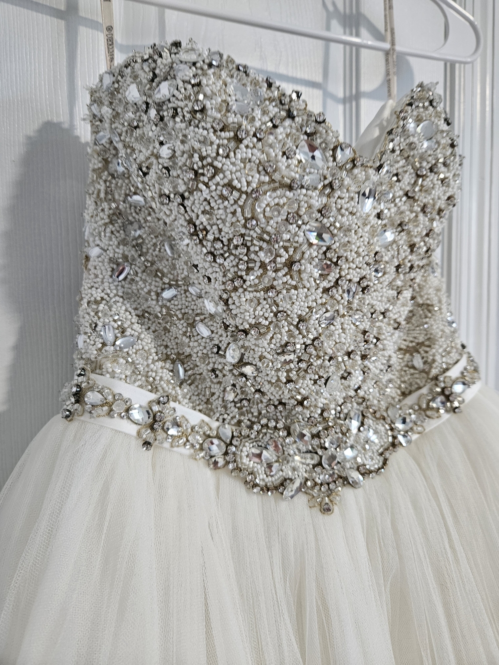 Maggie Sottero Wedding Strapless Beaded Ball Gown - Picture 4 of 12